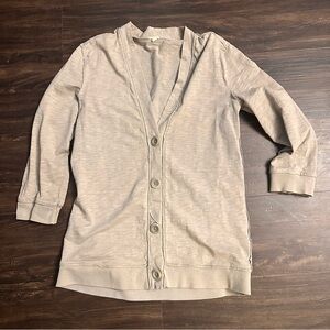 J. Crew Lightweight Cardigan Sz Small Casual Exposed Seams (#5)
